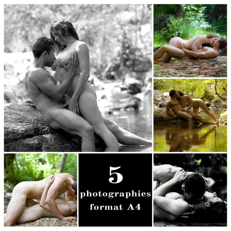 Lot de 5 photographies imprimées